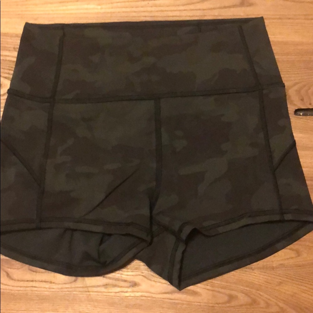 Lululemon Movement Shorts- camo